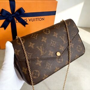 <AUTHENTIC>Louis Vuitton Pochette Félicie Monogram Canvas